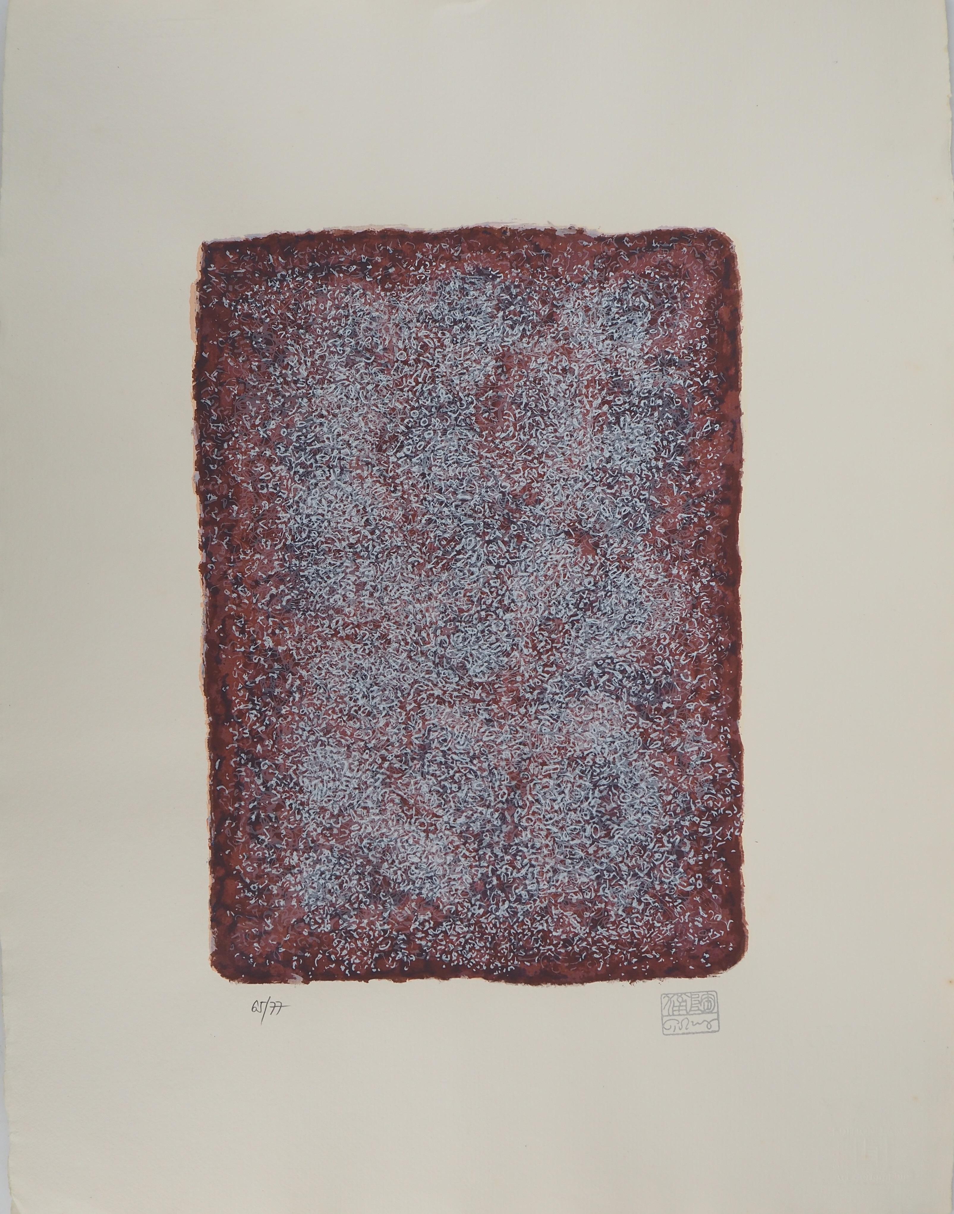 Mark Tobey Abstract Print - Mark TOBEY : Light Choreography, Original signed screenprint