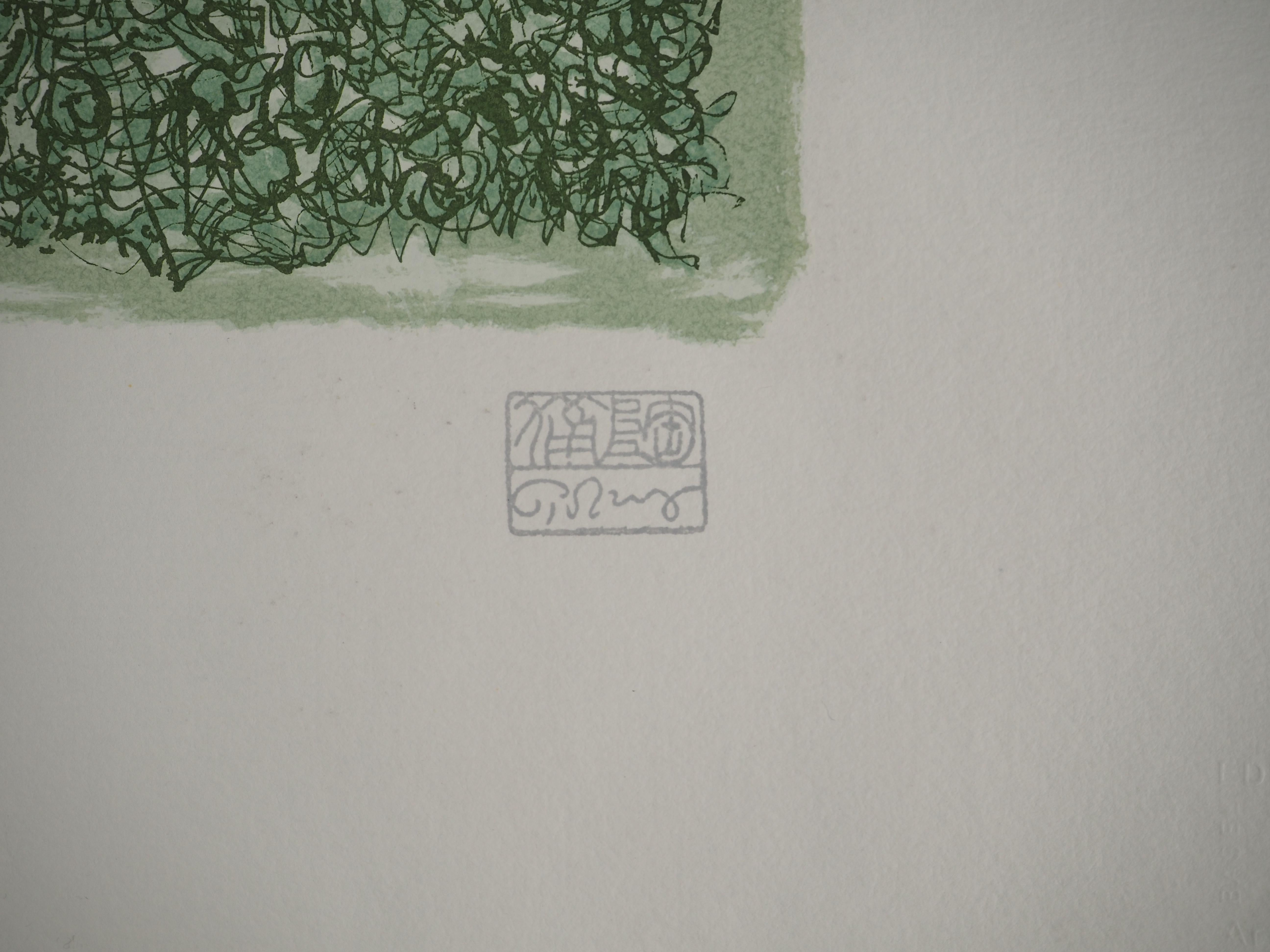 Mark TOBEY : Spring Garden, Original signed screenprint - Print by Mark Tobey
