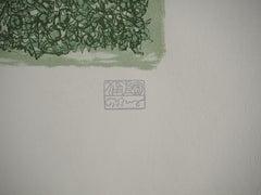 Mark TOBEY : Jardín de primavera, Serigrafía original firmada