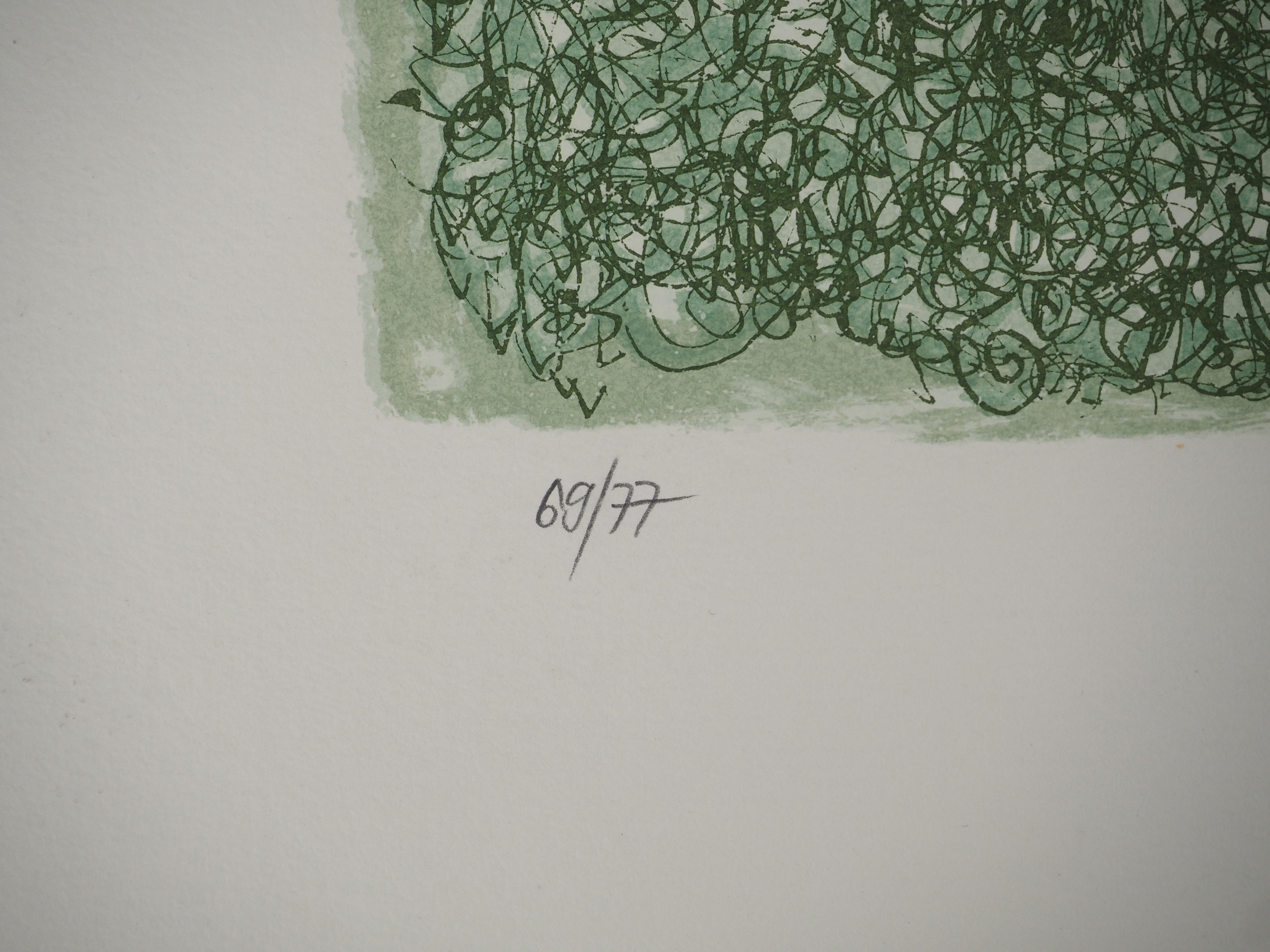 Mark TOBEY : Spring Garden, Original signed screenprint For Sale 1