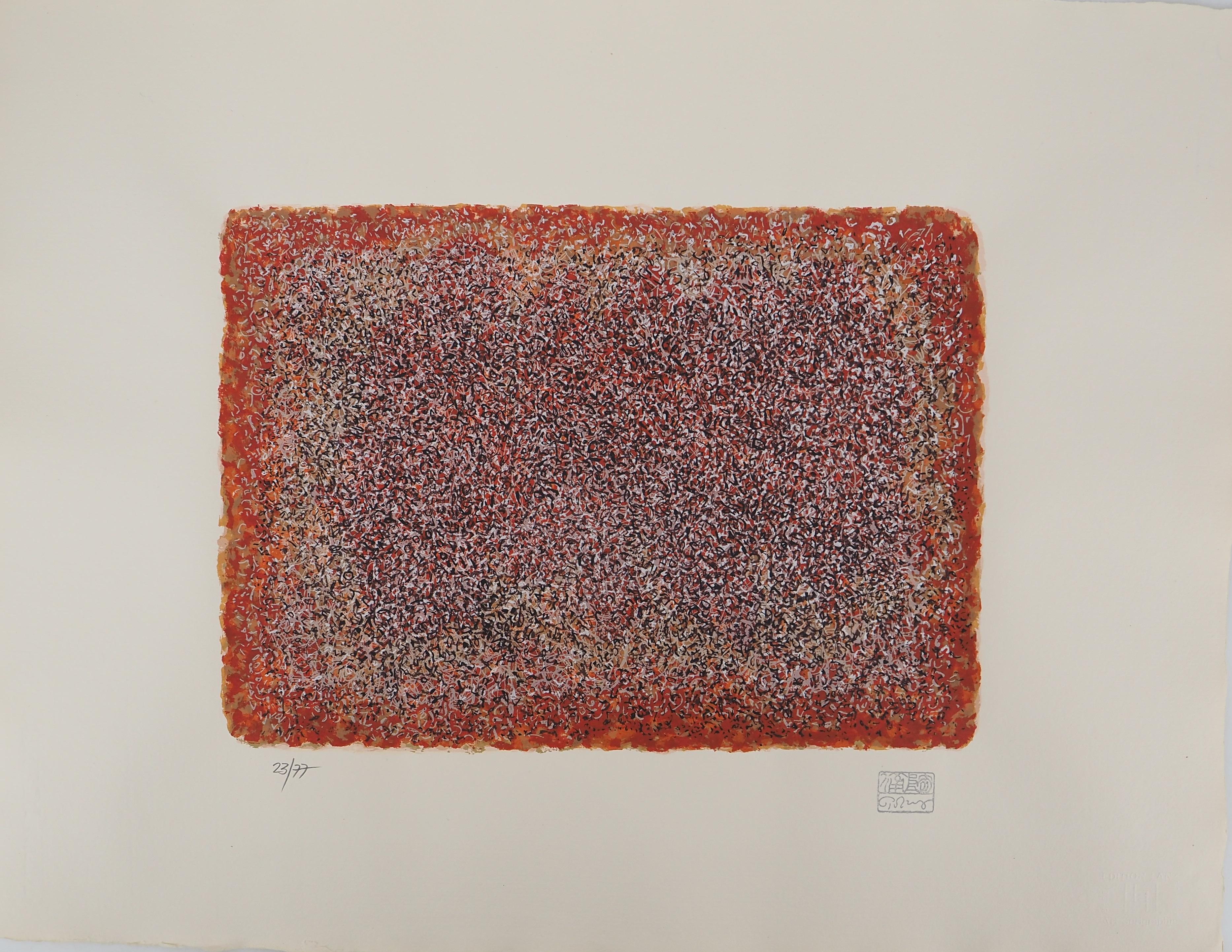 Mark Tobey Abstract Print - Mark TOBEY : Tribute to Rothko, Original signed screenprint