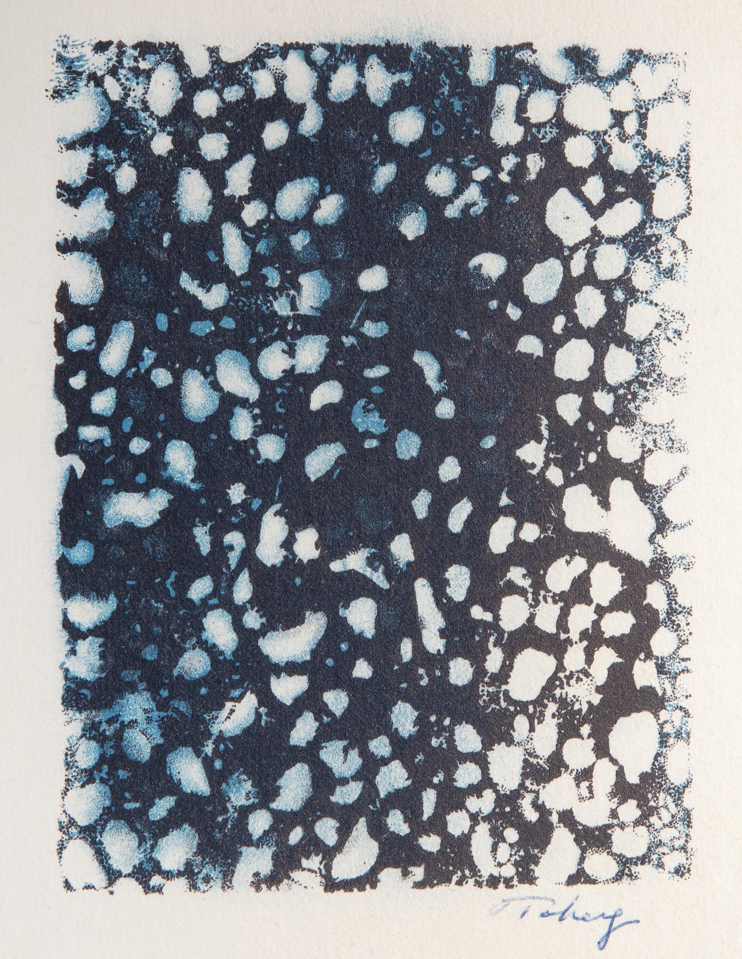 Ohne Titel, Abstract Expressionist Monoprint by Mark Tobey 2
