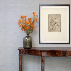 Original etching "Companionship" by Mark Tobey, 1974
