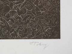 Psaltery, 1st Form, Abstract Etching by Mark Tobey