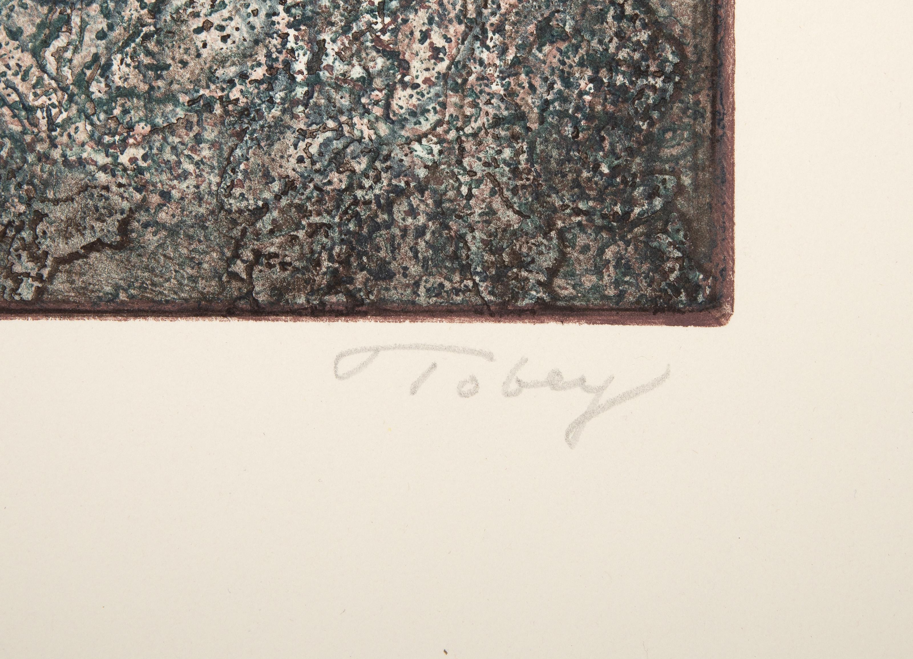 Subtle Souvenir, Abstract Expressionist Etching by Mark Tobey For Sale 2