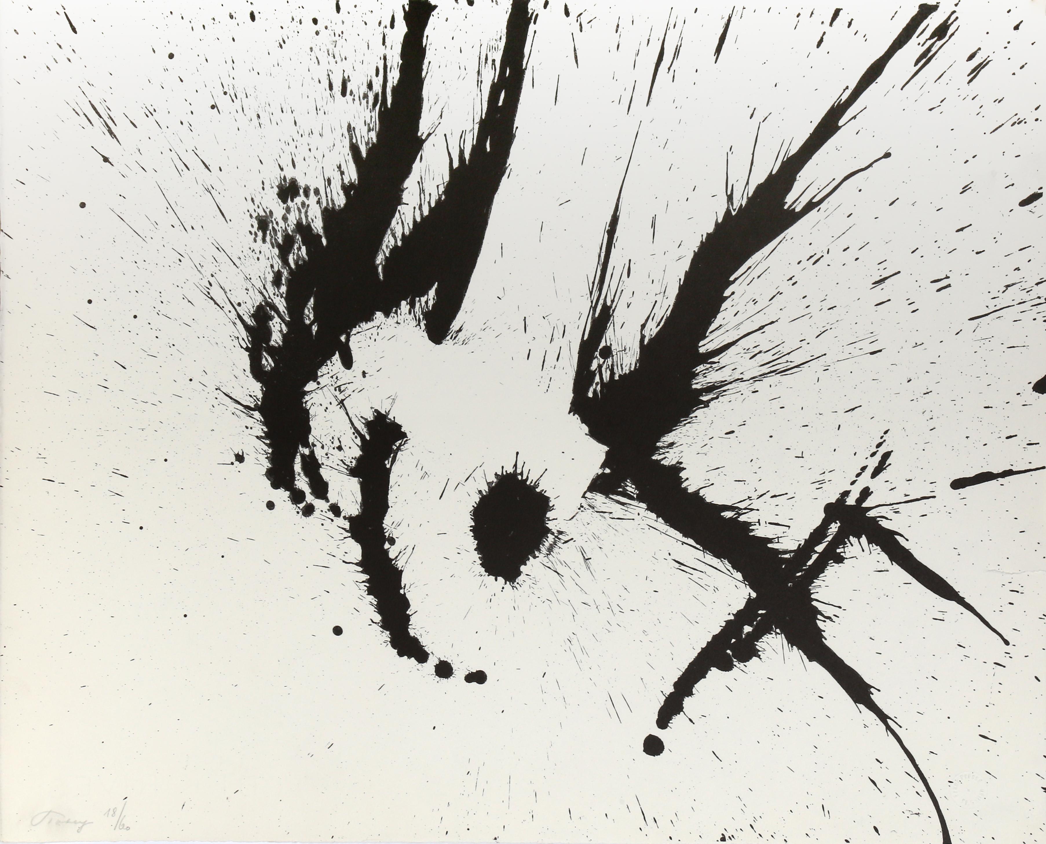 Mark Tobey Abstract Print - Sumi No. 4