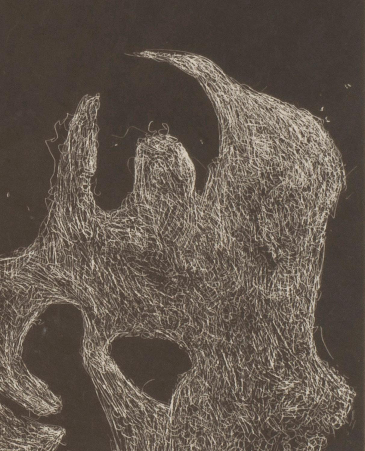 Die Erwachensnacht (Abstrakt), Print, von Mark Tobey