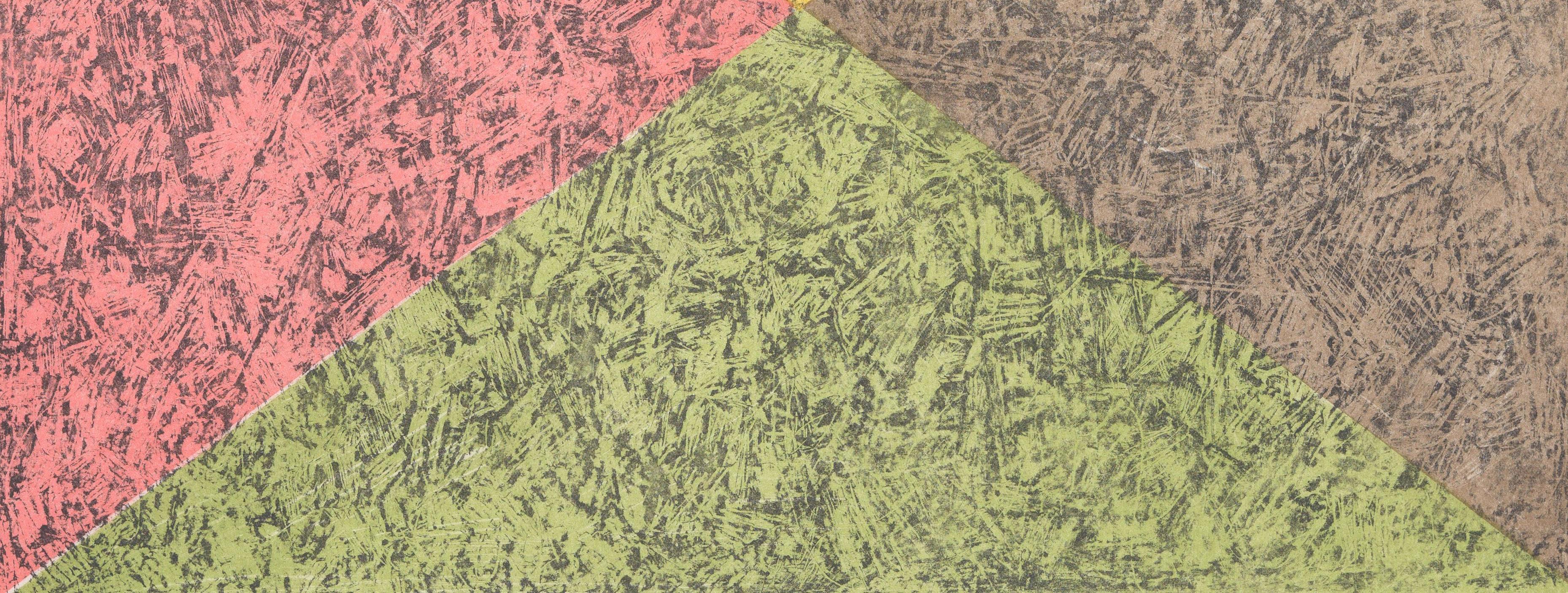 The Season's Encounter - Brown Abstract Print by Mark Tobey