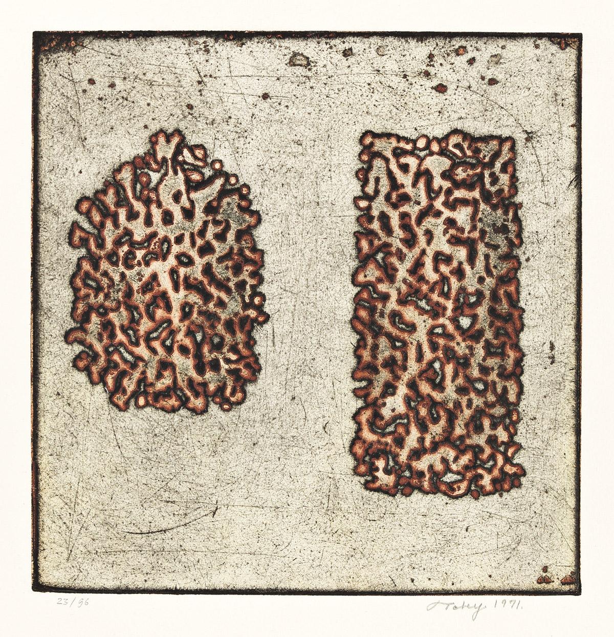 Mark Tobey Print - The Unknown Pair