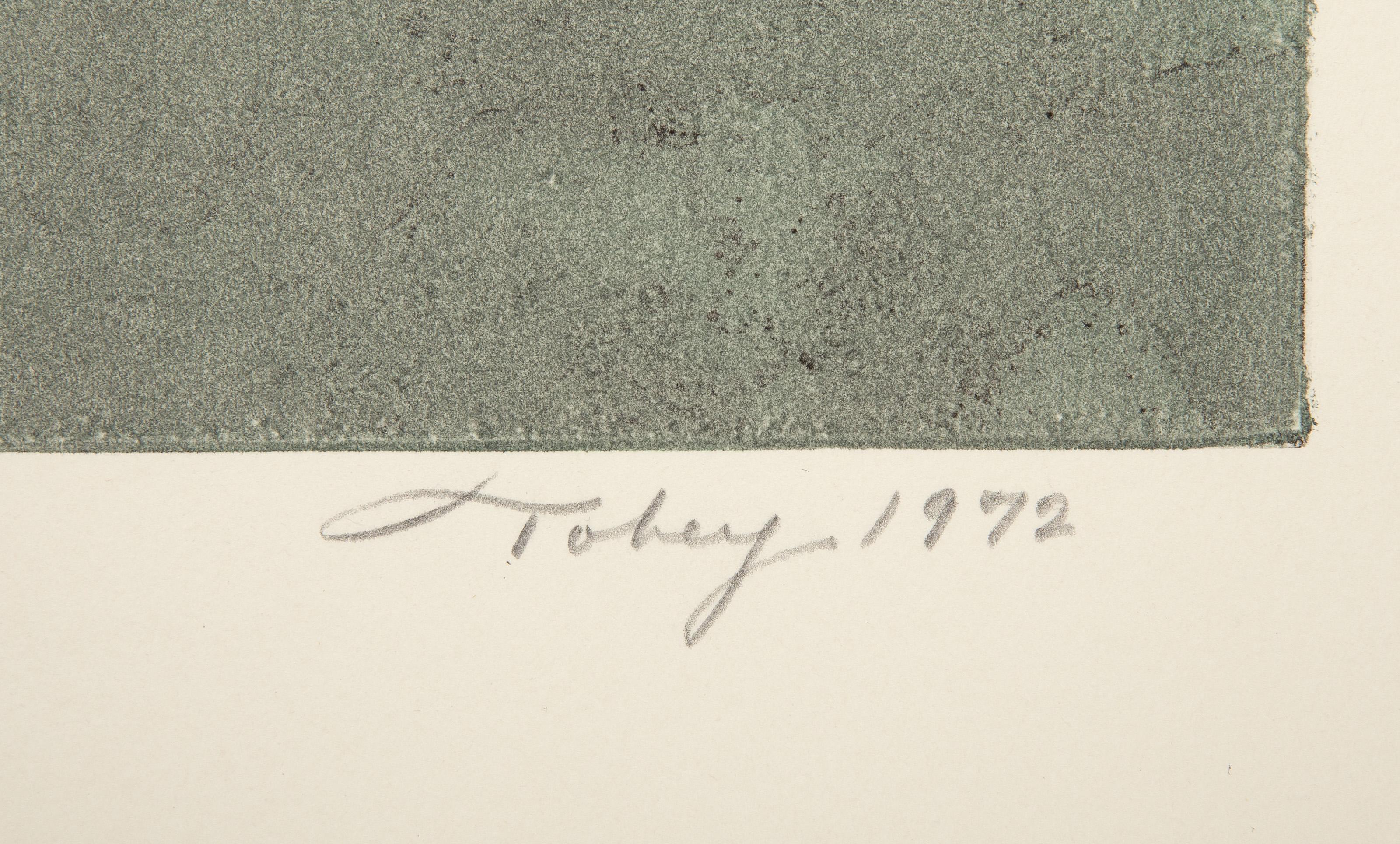 They've Come Back I, Abstract Expressionist Screenprint by Mark Tobey For Sale 2