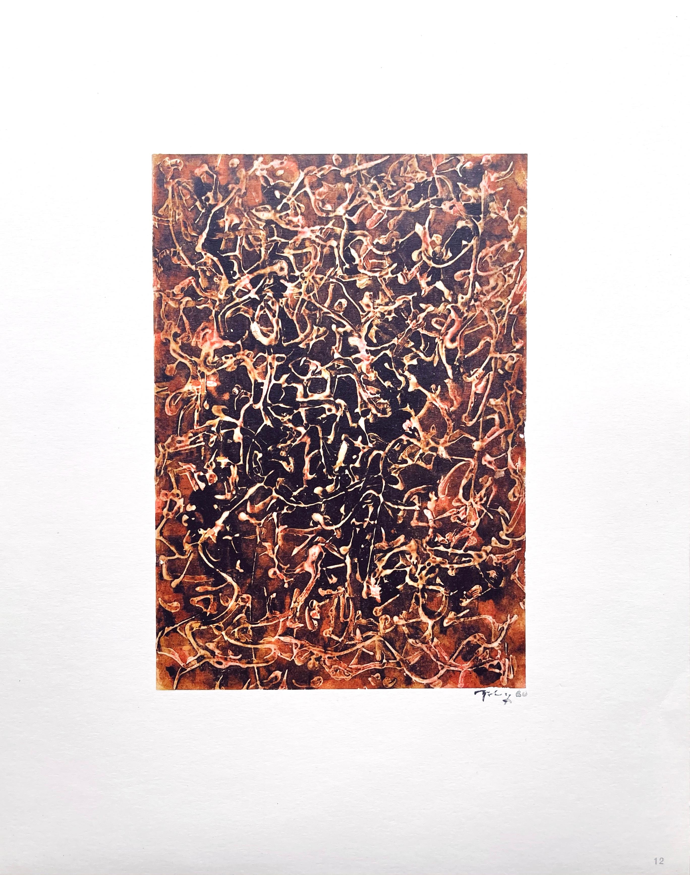 Tobey, Arabesque de la nuit, Mark Tobey, Peintres d'aujourd'hui (after) For Sale 5