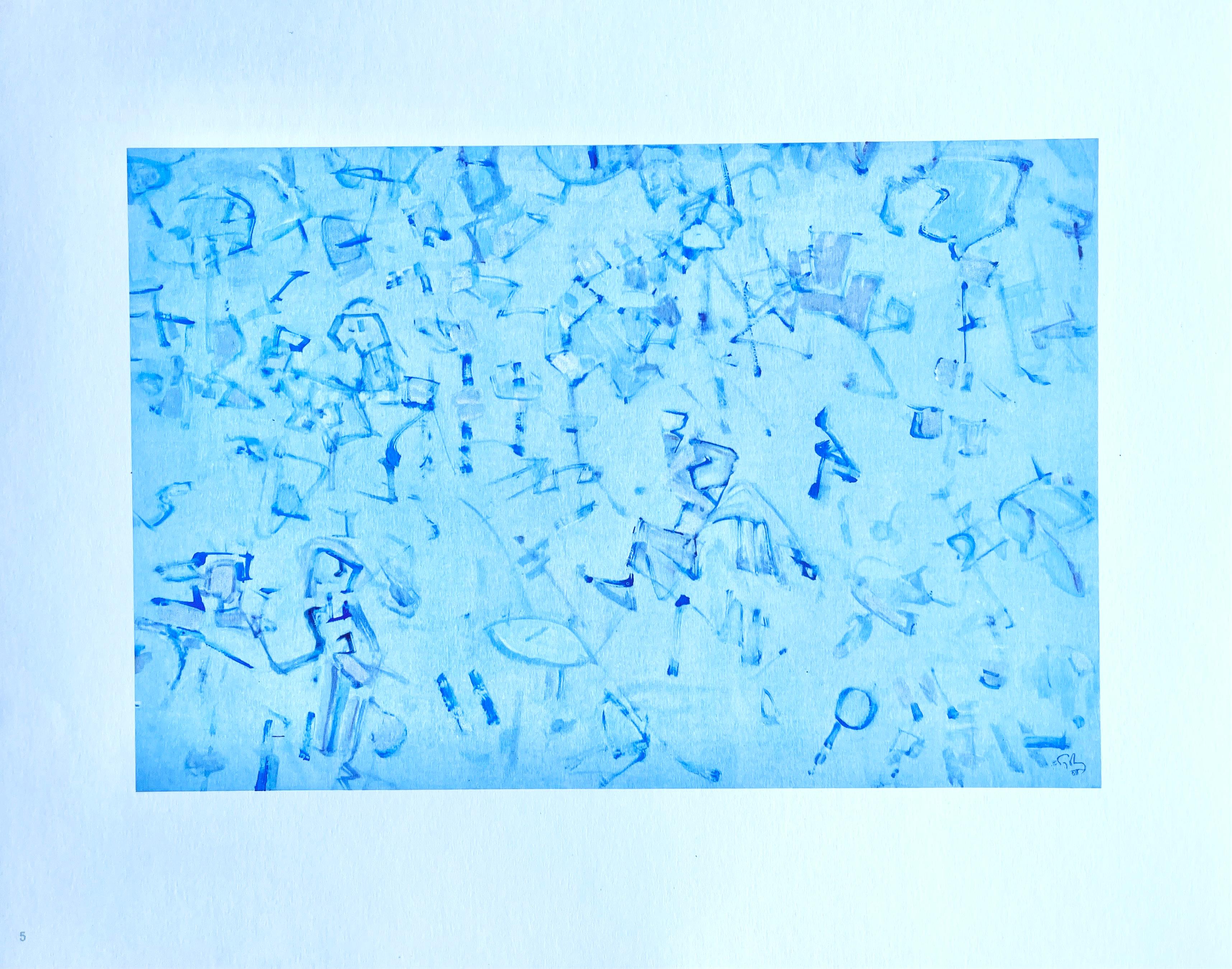 Héliogravure on vélin paper. Paper Size: 10.83 x 13.78 inches. Inscription: Signed in the plate and unnumbered, as issued. Notes: From the folio, Mark Tobey, Peintres d'aujourd'hui, 1961. Published by Fernand Hazan, Éditeur, Paris; rendered by