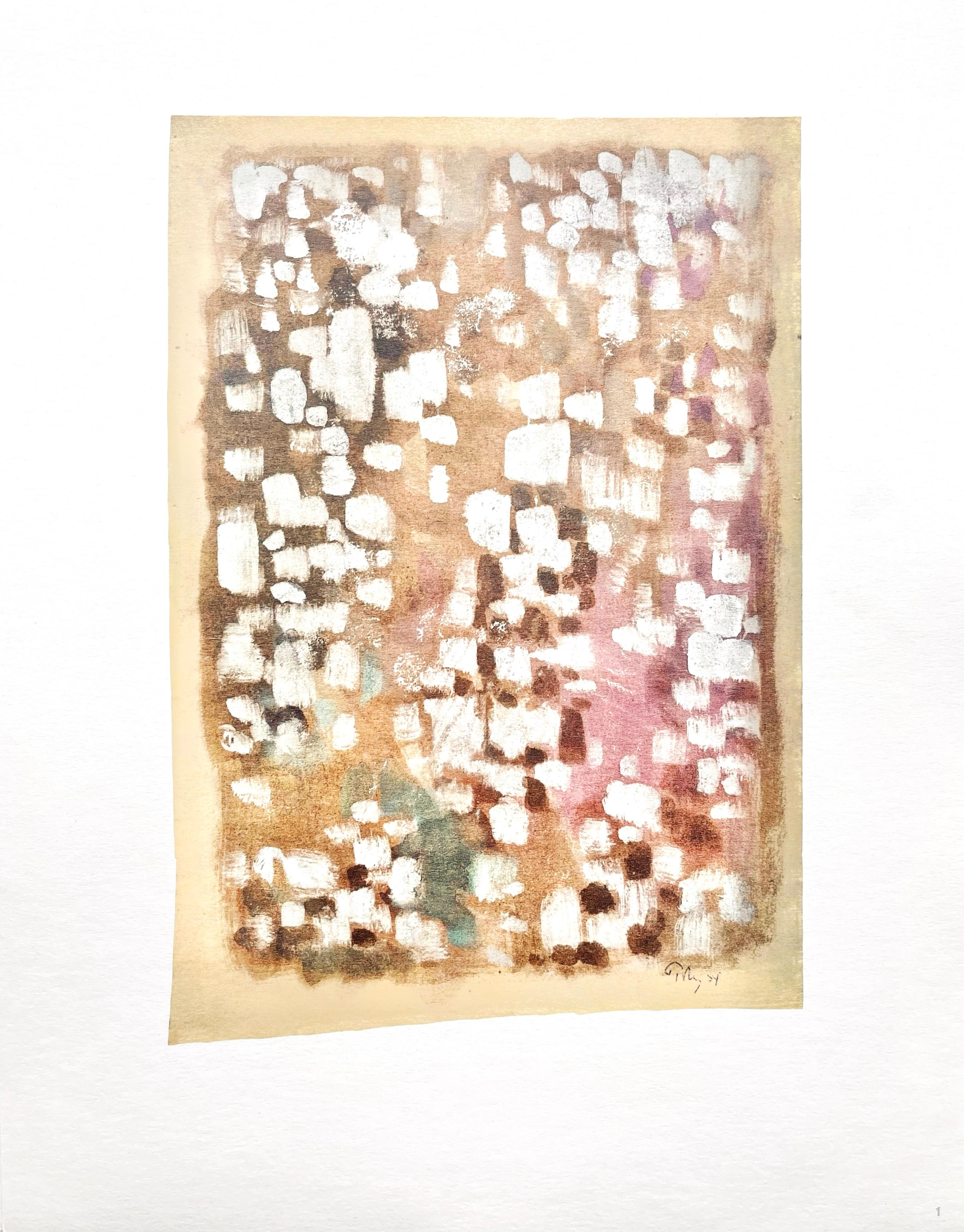 Tobey, Formes flottantes, Mark Tobey, Peintres d'aujourd'hui (after) For Sale 5