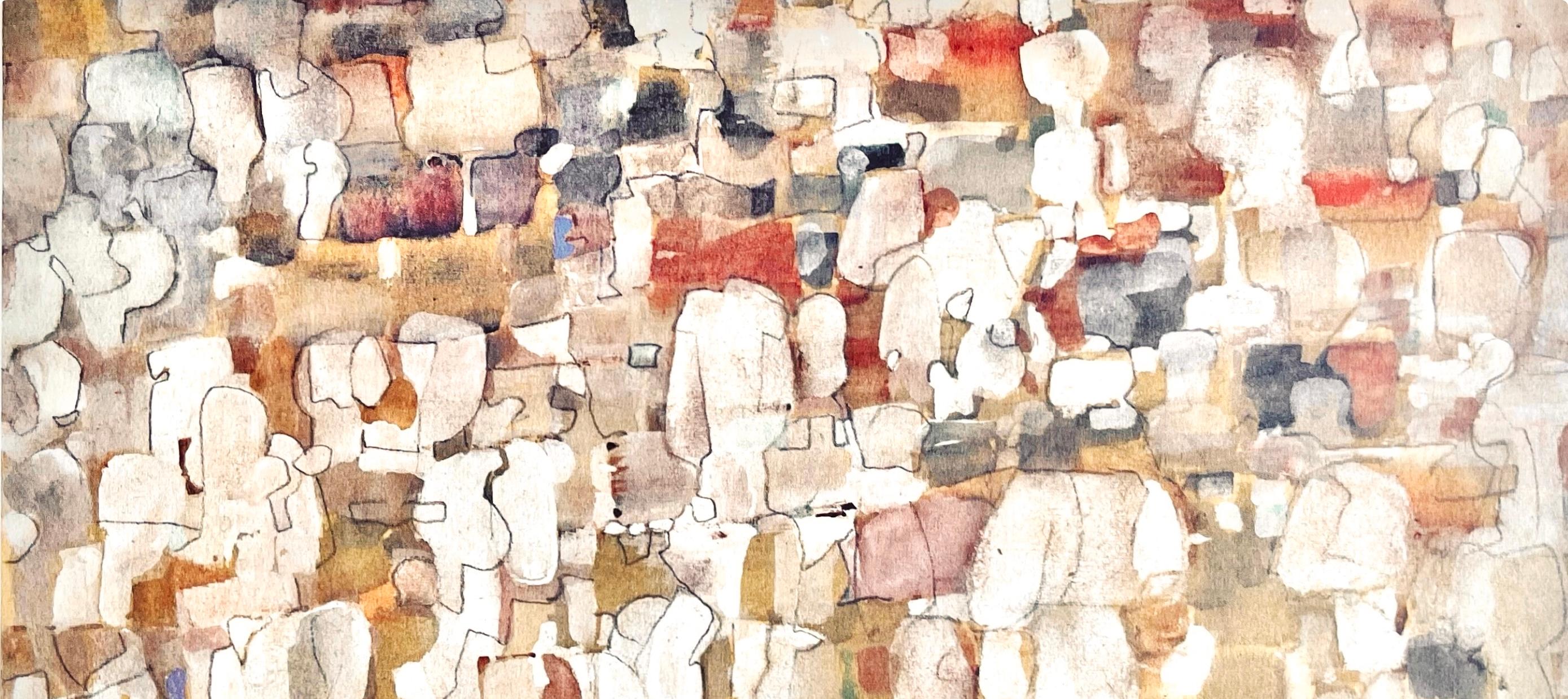 Tobey, Composition (Mme T.), Mark Tobey, Peintres d'aujourd'hui (after) For Sale 1