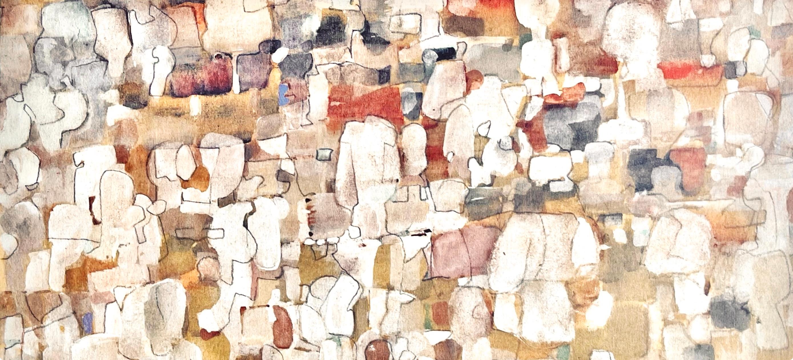 Tobey, Composition (Mme T.), Mark Tobey, Peintres d'aujourd'hui (after) For Sale 2