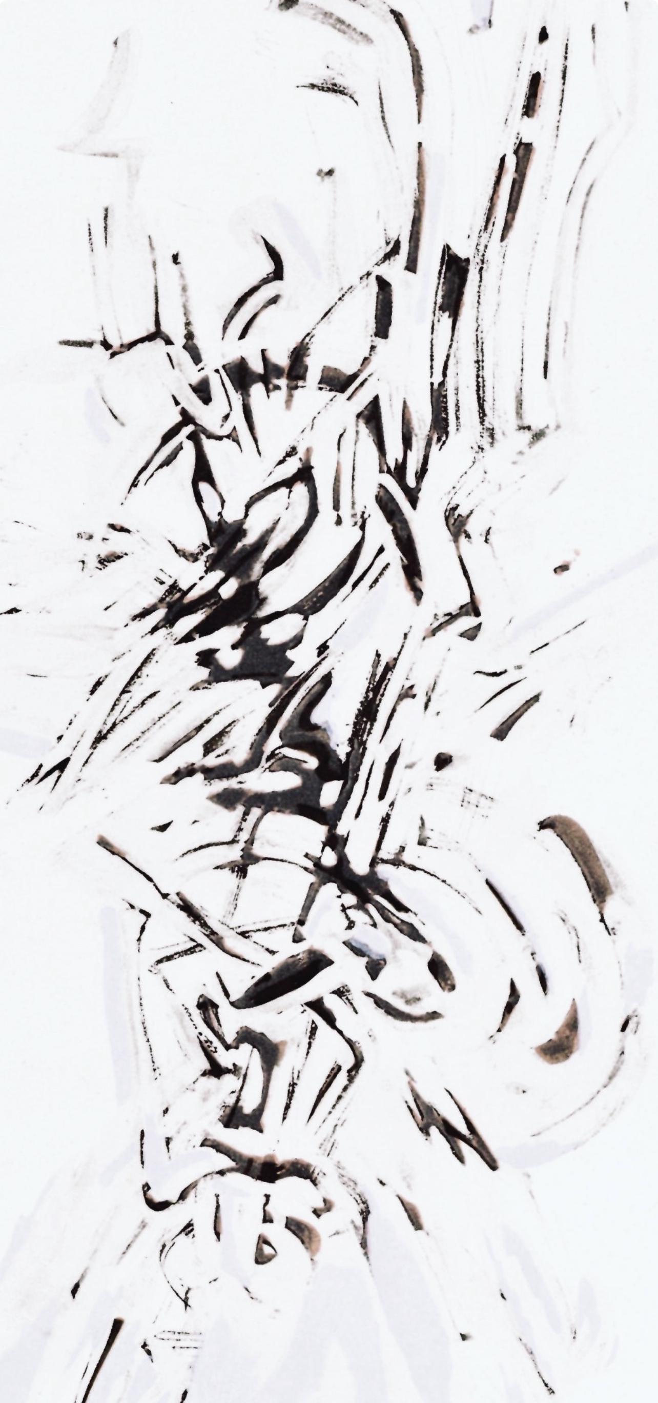 Totem, Sociedad Internacional de Arte del Siglo XX - Print de Mark Tobey