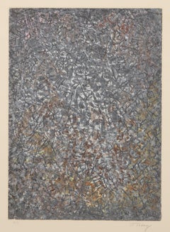 Transformación, serigrafía expresionista abstracta de Mark Tobey