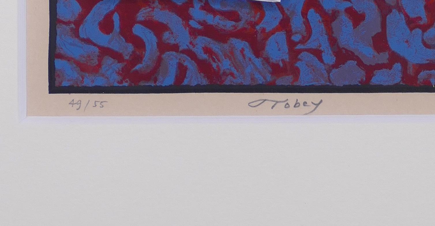 2 Original Screen Print on Paper by Mark Tobey 2