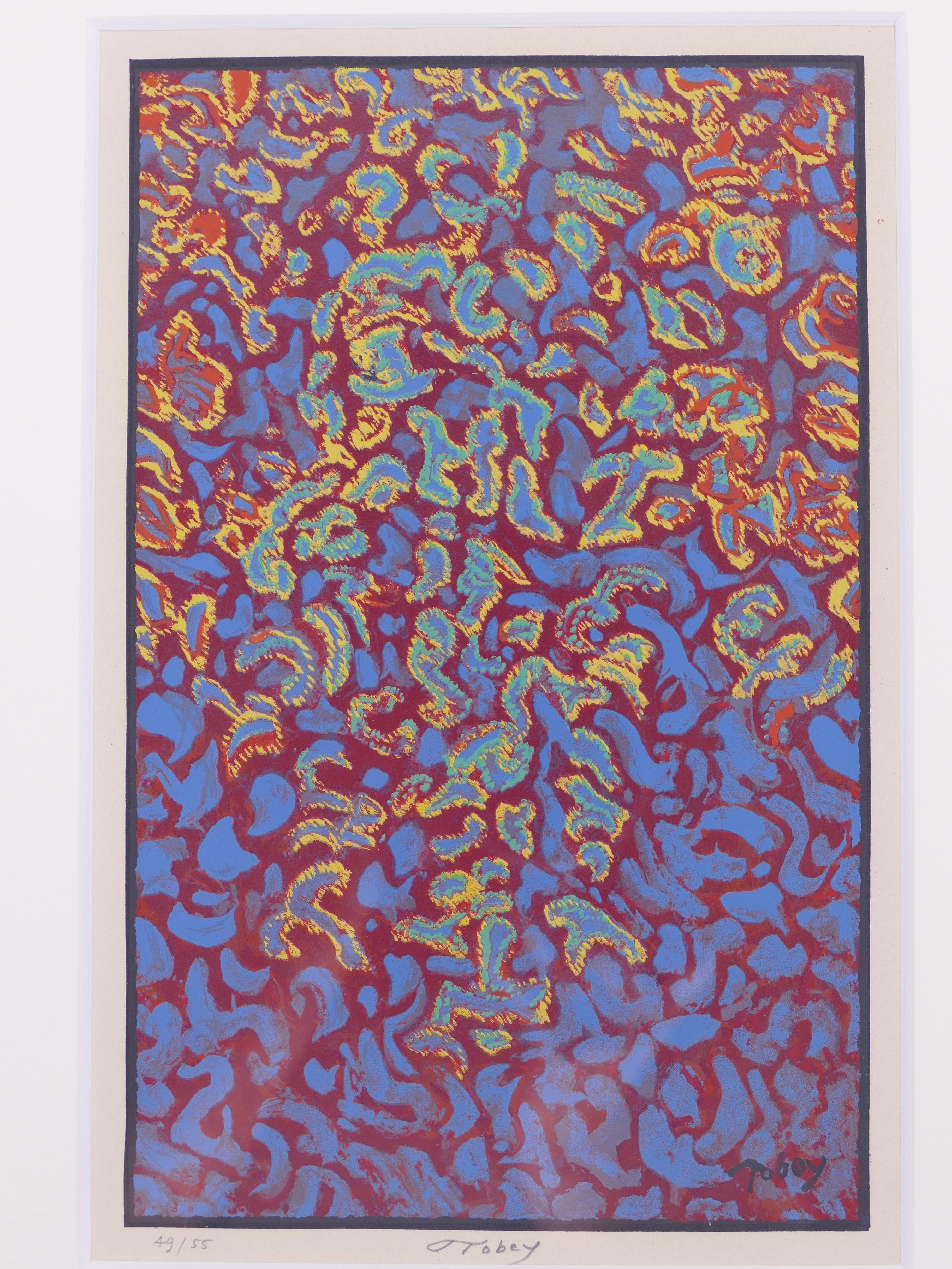 2 Original Screen Print on Paper by Mark Tobey 4