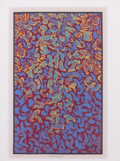 2 Original Screen Print on Paper by Mark Tobey