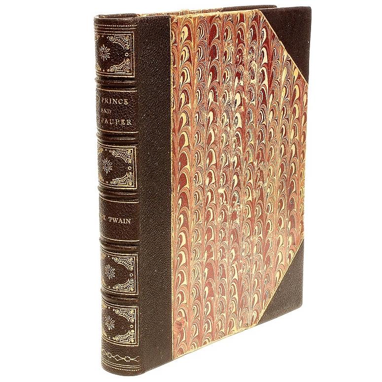 Late 19th Century Mark Twain, Prince and the Pauper, 1882, First Edition in the Deluxe Binding!