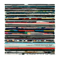 Collection of Dance and Workout Records/ Photograph of Colorful Records 