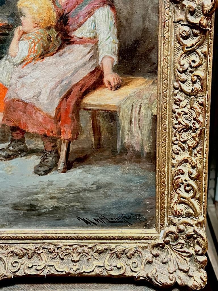 pintura el banquete de las castañas