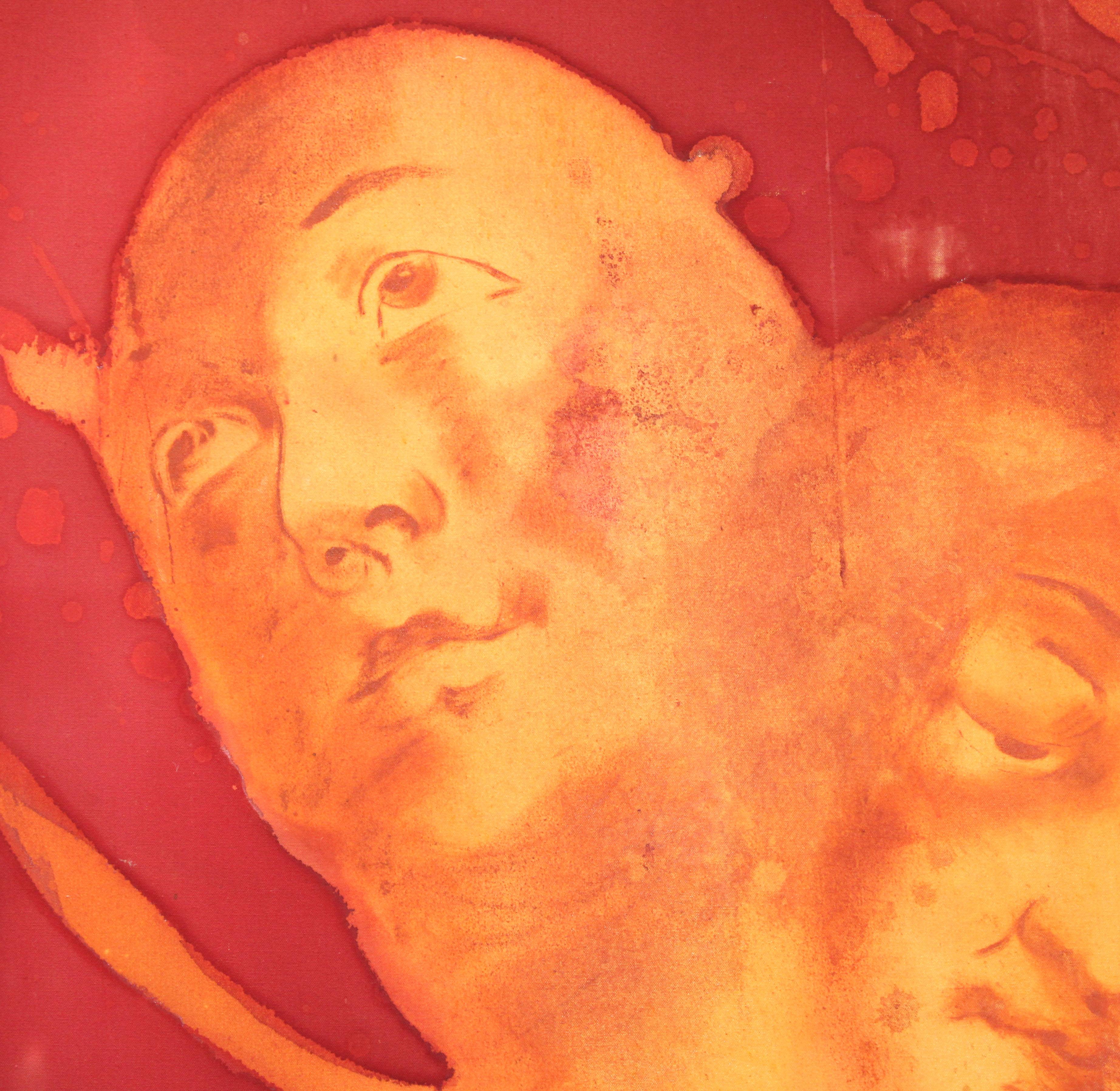 Sibila III y IV - Óleo sobre tela - Año 1990 - Painting Contemporáneo de Mark Wilson