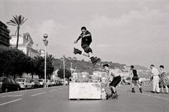'Jump!'  Promenade Des Anglais, Nice. French Riviera.