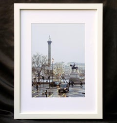 20th Century Color Photography Mark York Trafalgar Square London Building Print