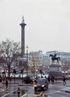 20th Century Color Photography Mark York Trafalgar Square London Building Print