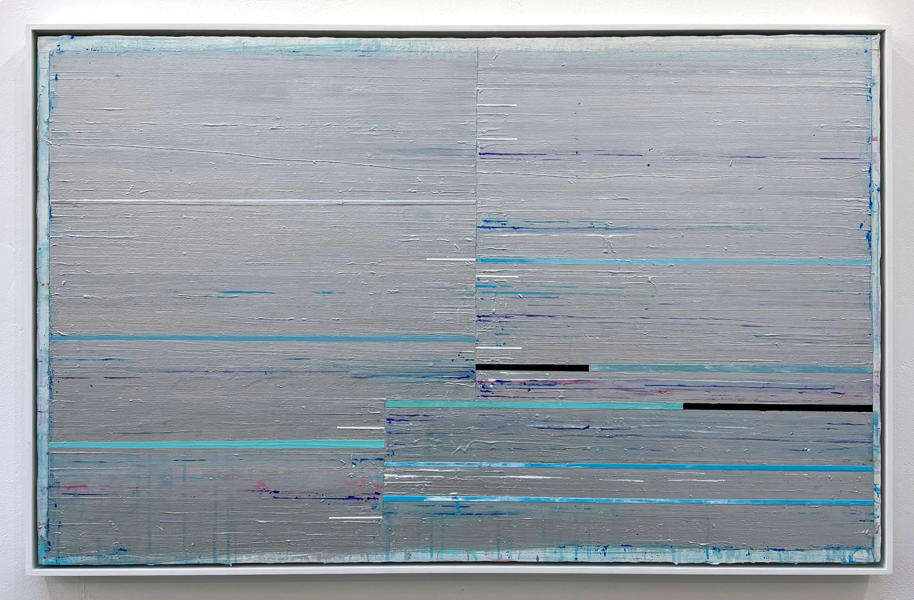 Imperator (Grau), Abstract Painting, von Mark Zimmermann