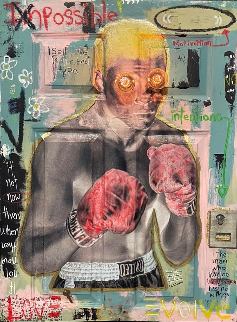 Purpose is Fwd - Mixed Media Art by MarkAnthony McLeod