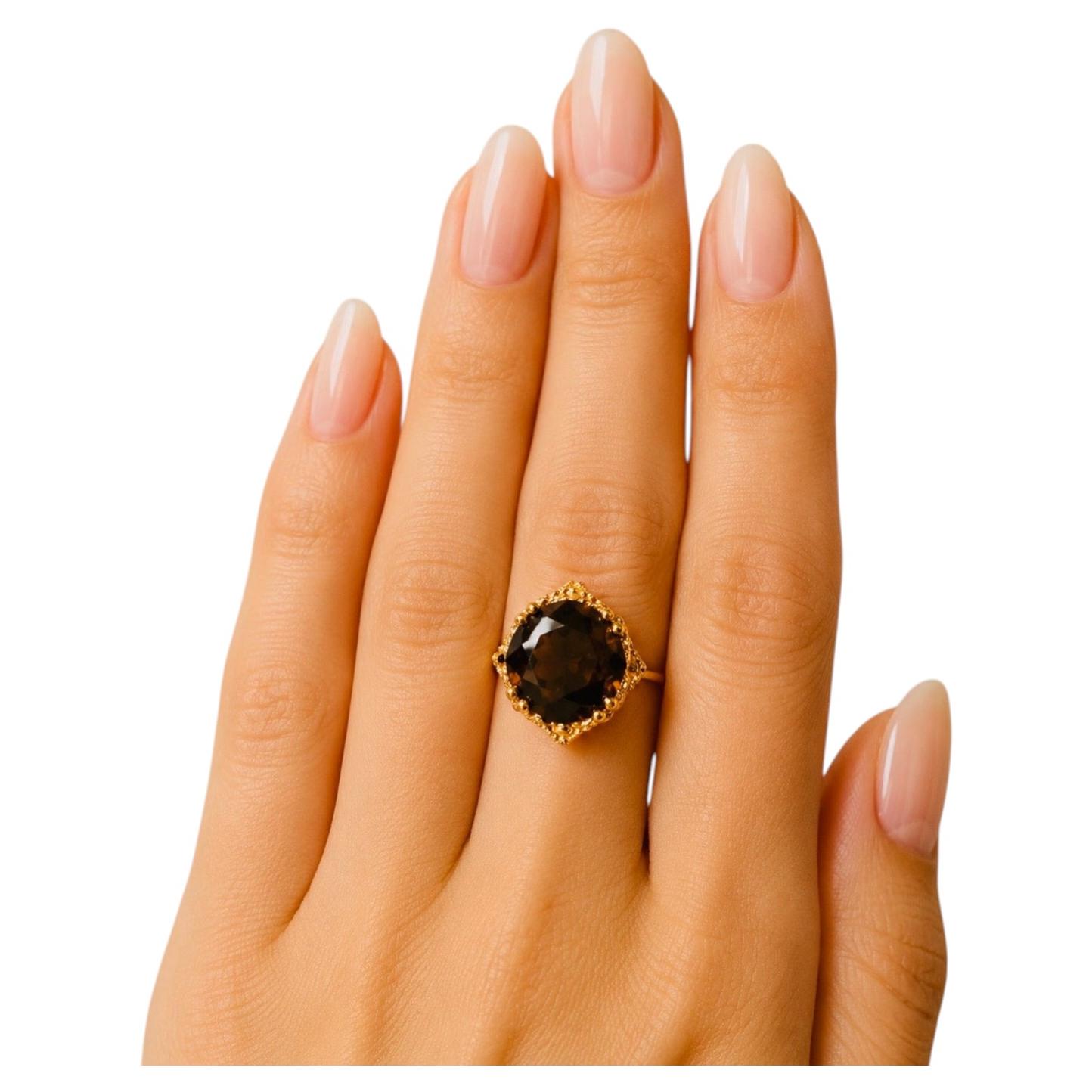 GIA CLEARANCE, 12.57 Cts Natural Fancy Orange Diamond Ring 14K Yellow For Sale