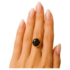 MARKDOWN RARE GIA, 12.57 Carat Natural Fancy Orange Diamond Ring 14K Yellow