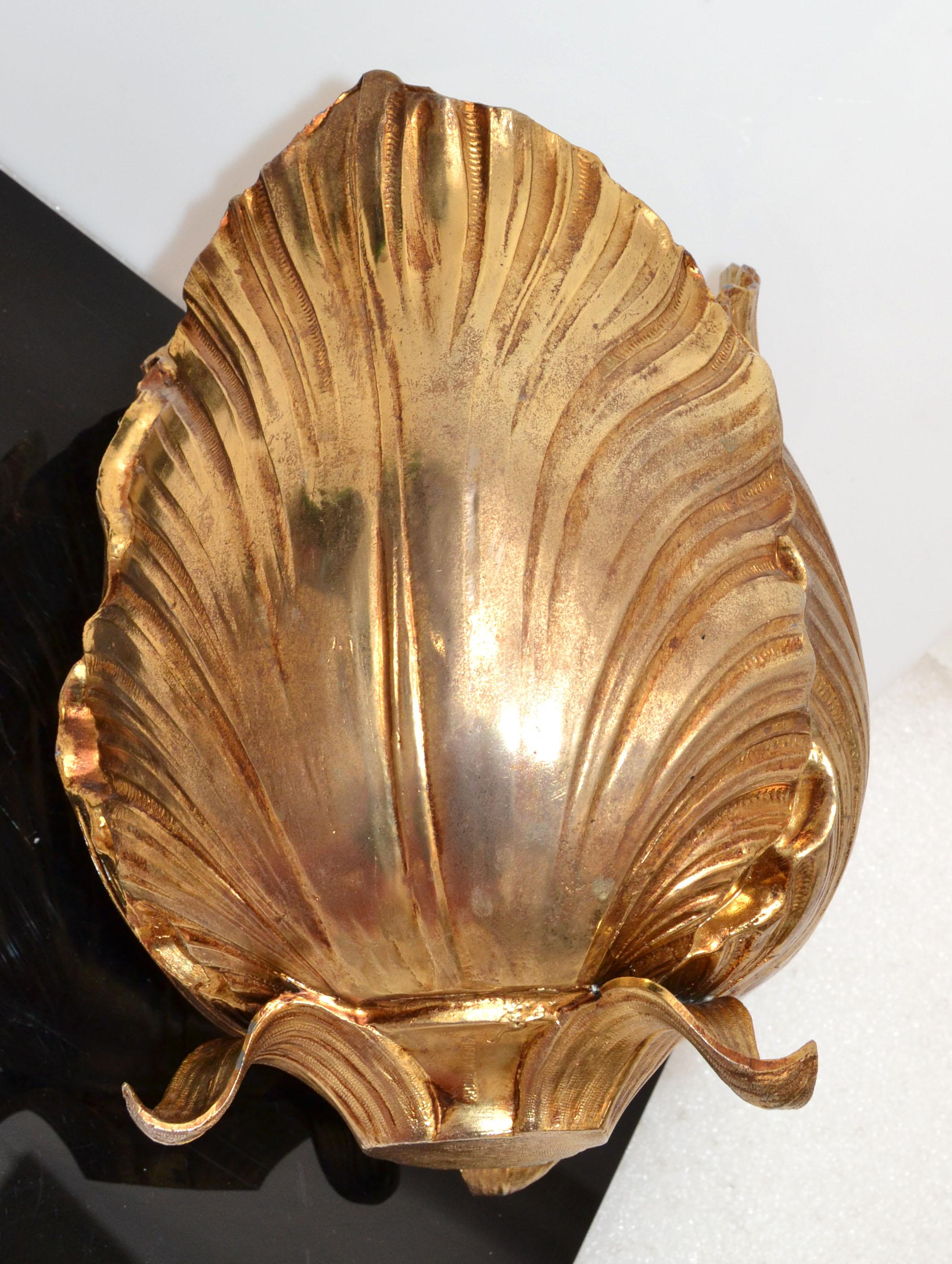 20th Century Marked Gold Plate Artichoke Mauro Manetti Ice Bucket Mid-Century Modern Italy