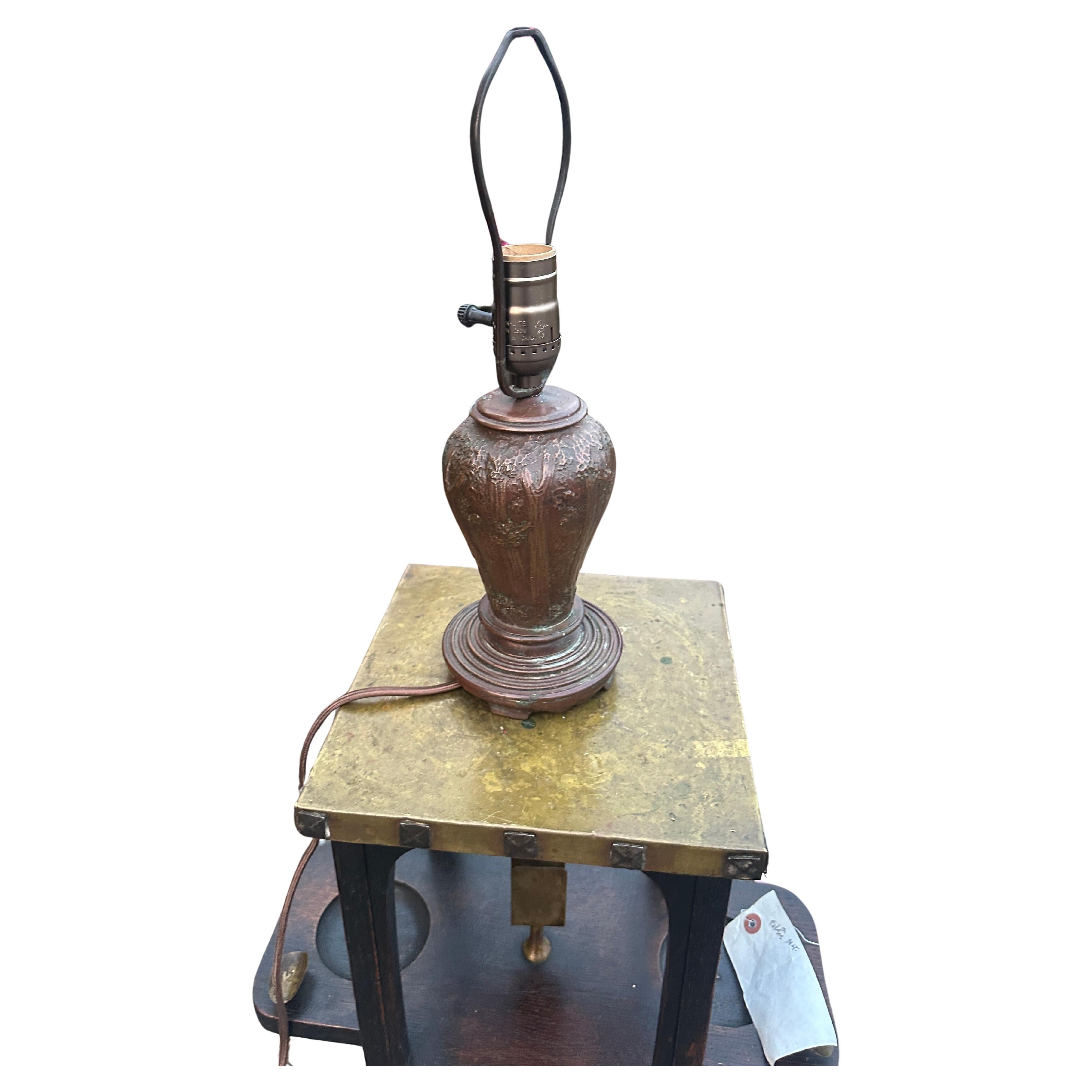 Marked Handel Table Lamp Base- W7857 For Sale