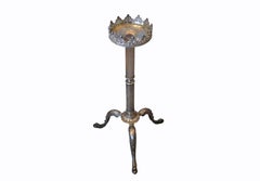Marked Hollywood Regency Italian Ornate Silver Plate Champagne Ice Bucket Stand