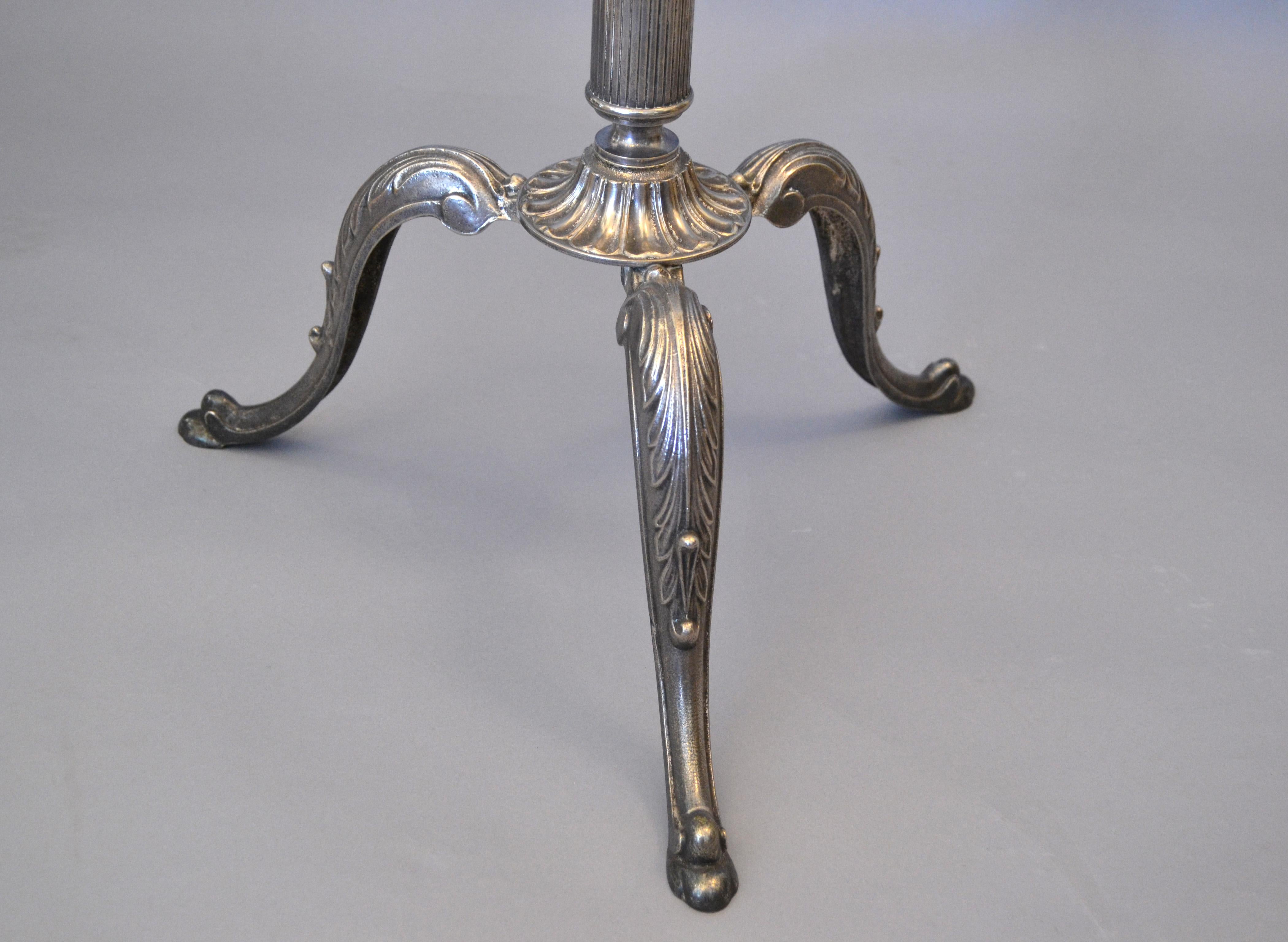 Marked Hollywood Regency Italian Ornate Silver Plate Champagne Ice Bucket Stand  4