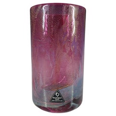 MARCADO Jarrón de cristal "Azurene Pink" de Studio A de la Isle of Wight