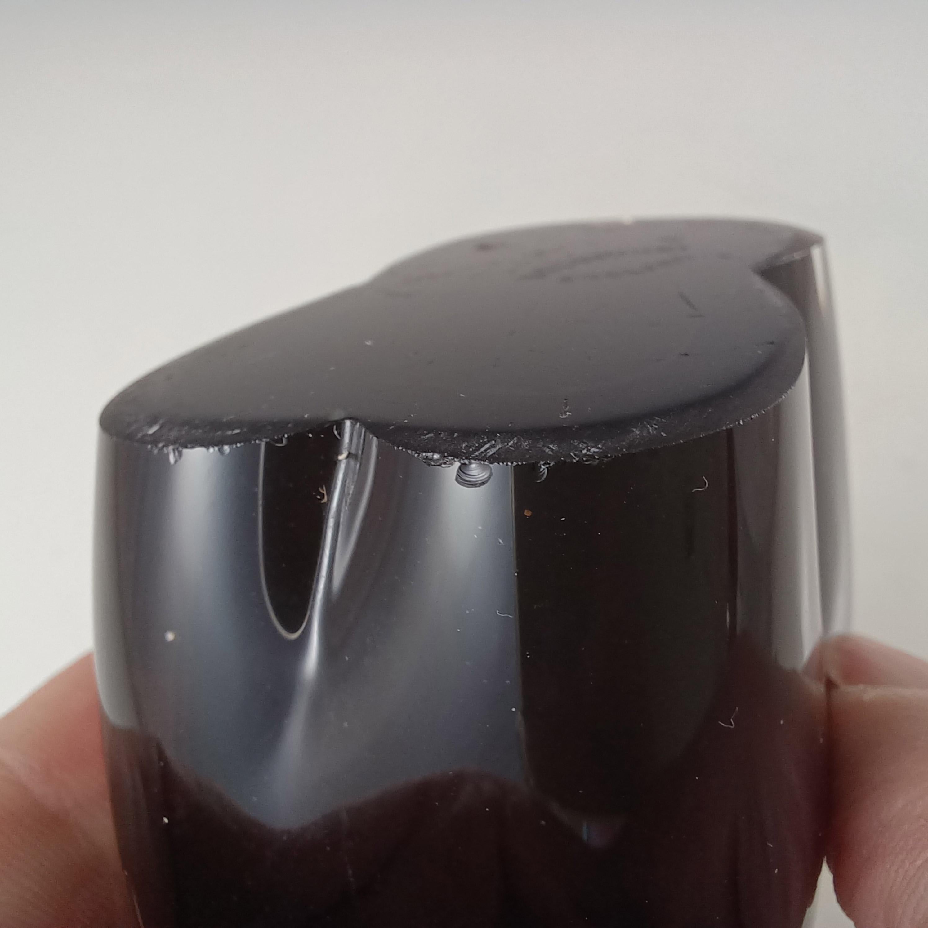 MARQUÉ Presse-papier en verre noir Wedgwood Scottie Dog / Terrier SG418 en vente 1