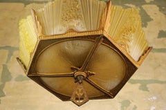 Markel Amber Art Deco Chandelier