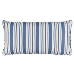 Markie Stripe Pillow in Indigo 24 x 12"