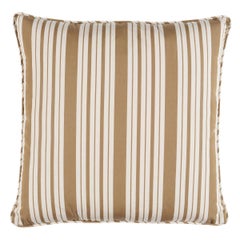 Markie Stripe-Kissen in Neutral 18 x18" mit Streifen