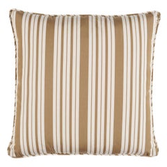 Markie Stripe Pillow in Neutral 22 x 22"