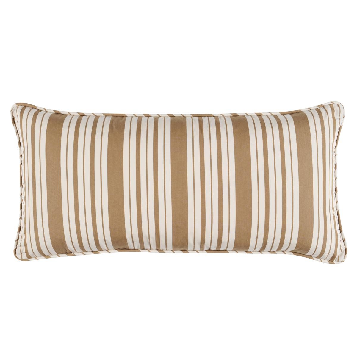 Markie Stripe Pillow in Neutral 24 x 12" For Sale