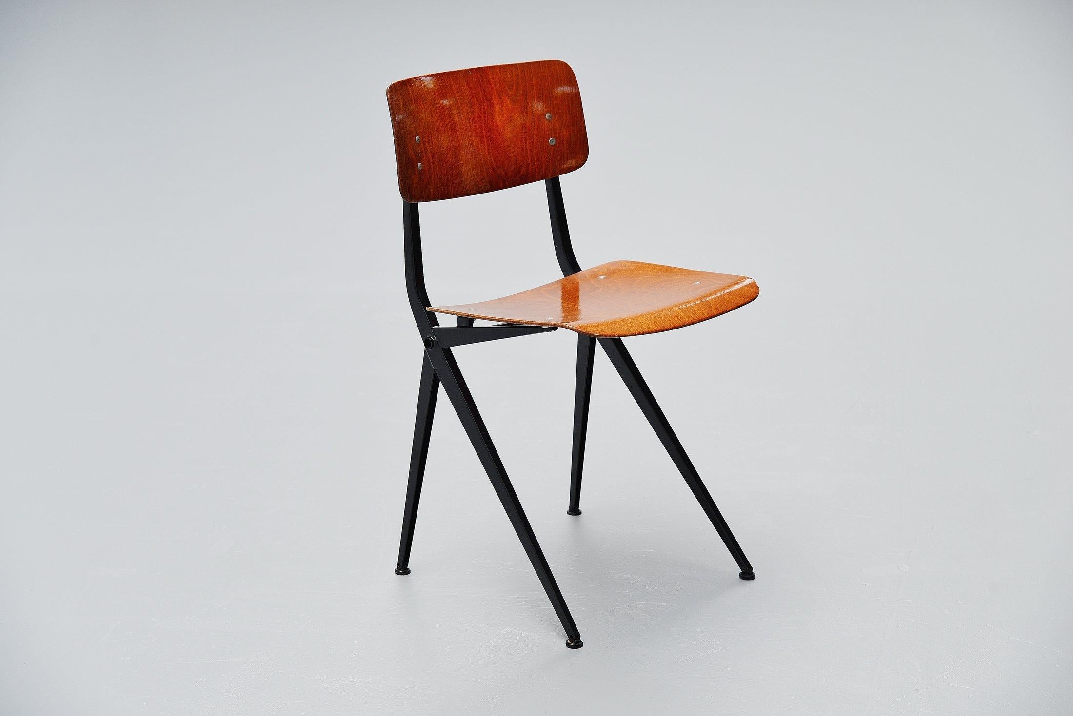 Cold-Painted Marko Dining Chairs Industrial Design, Holland, 1970