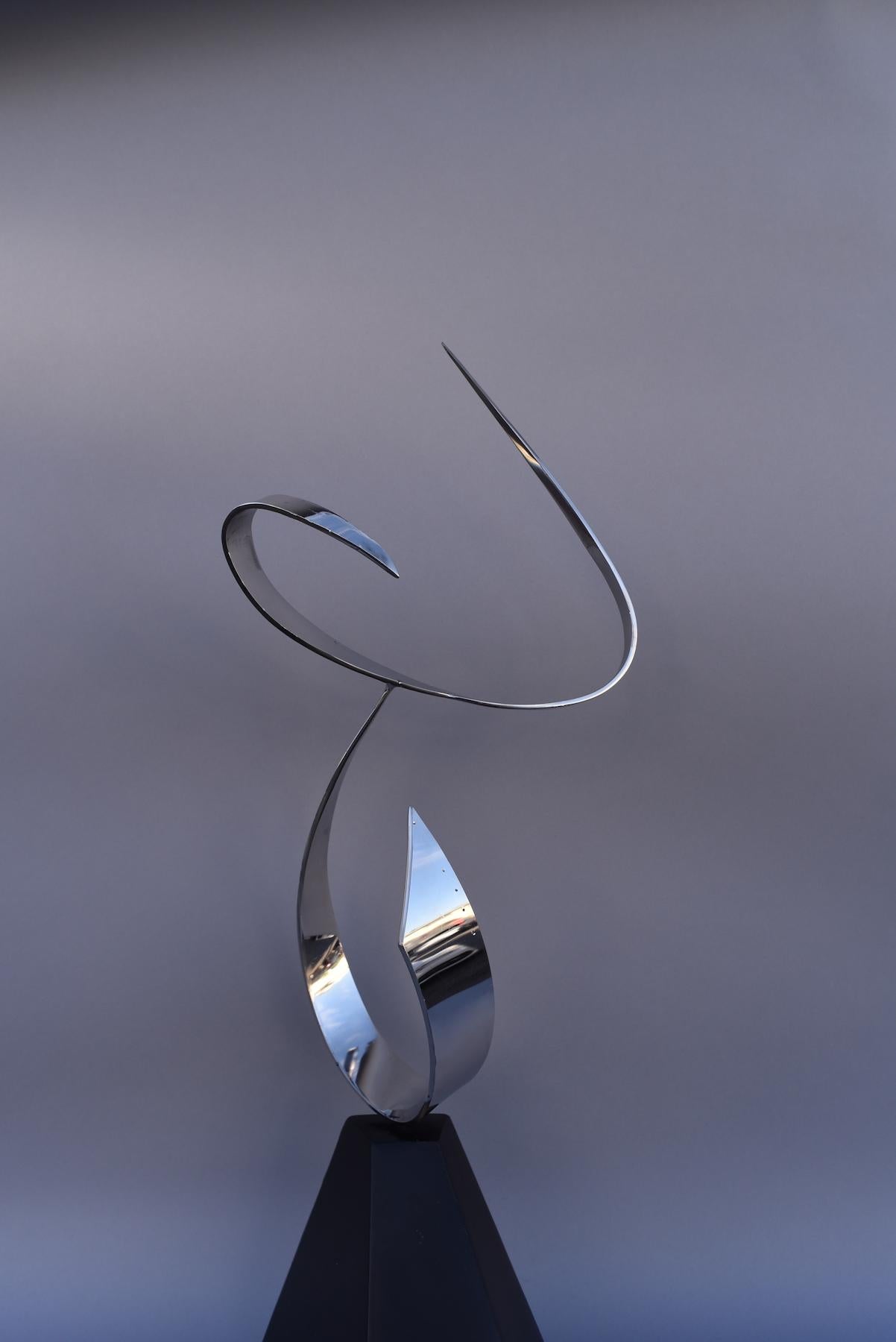 'Aria', par Marko Kratohvil, sculpture en acier inoxydable en vente 1