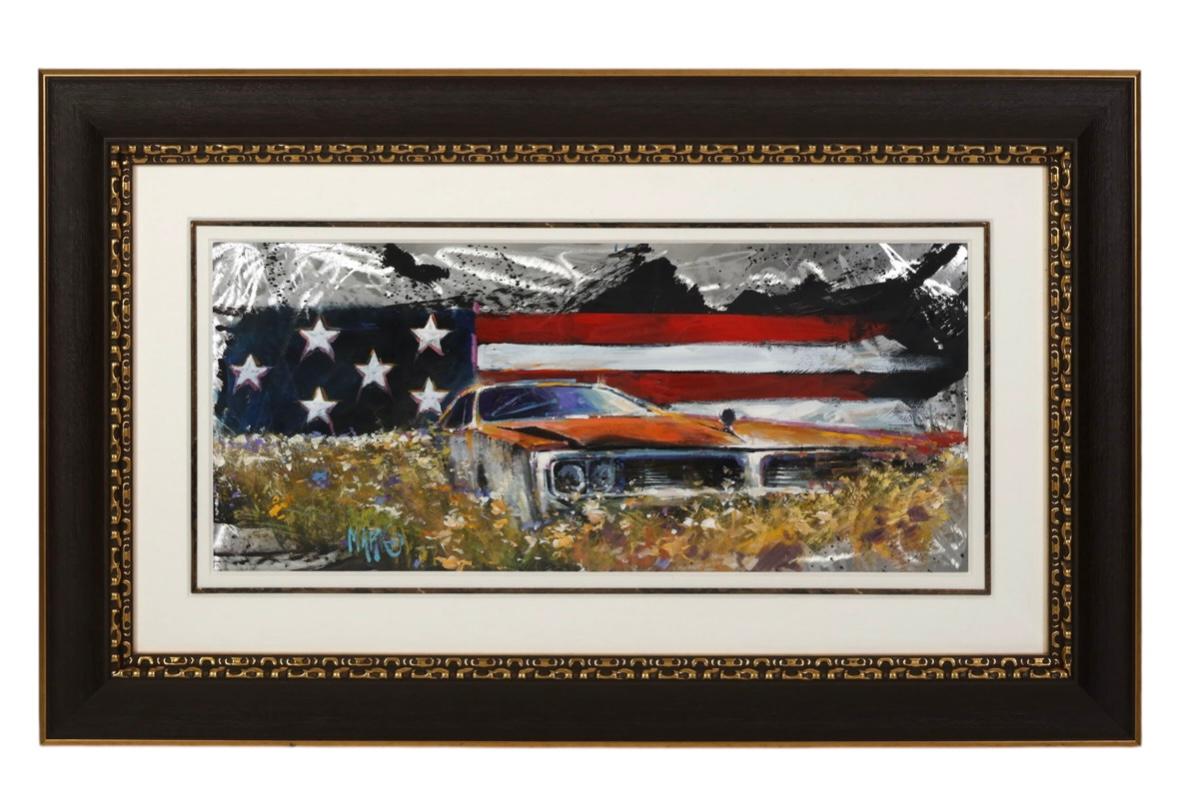 “American dream” - Painting by Marko Mavrovich
