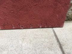 Marko Milovanovic - Self-Portrait rouge et vert, daté de 1991